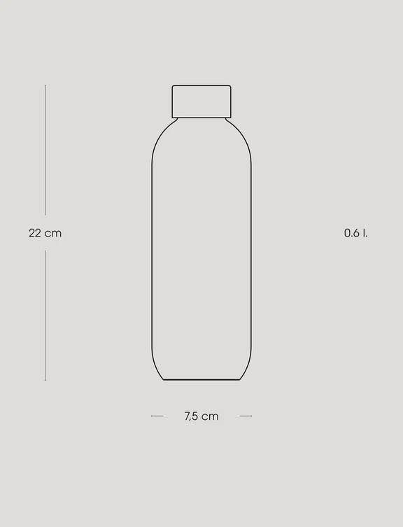 Keep Cool termoflaske 0.6 l. soft fern green