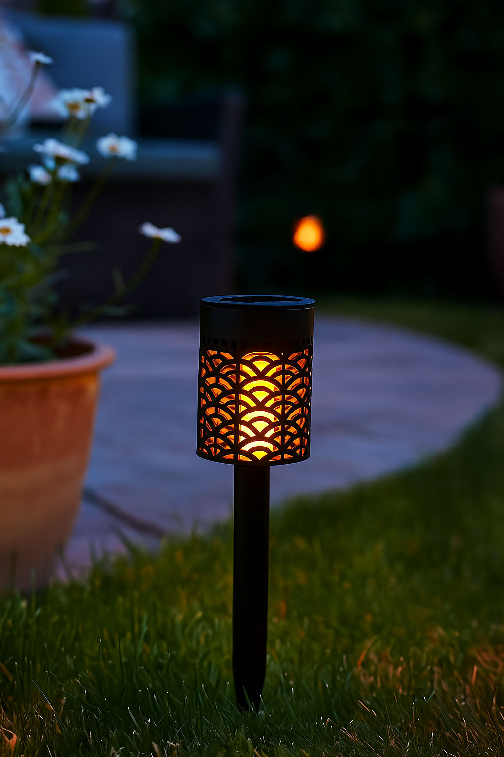 Skandi LED Solcelle Havefakkel