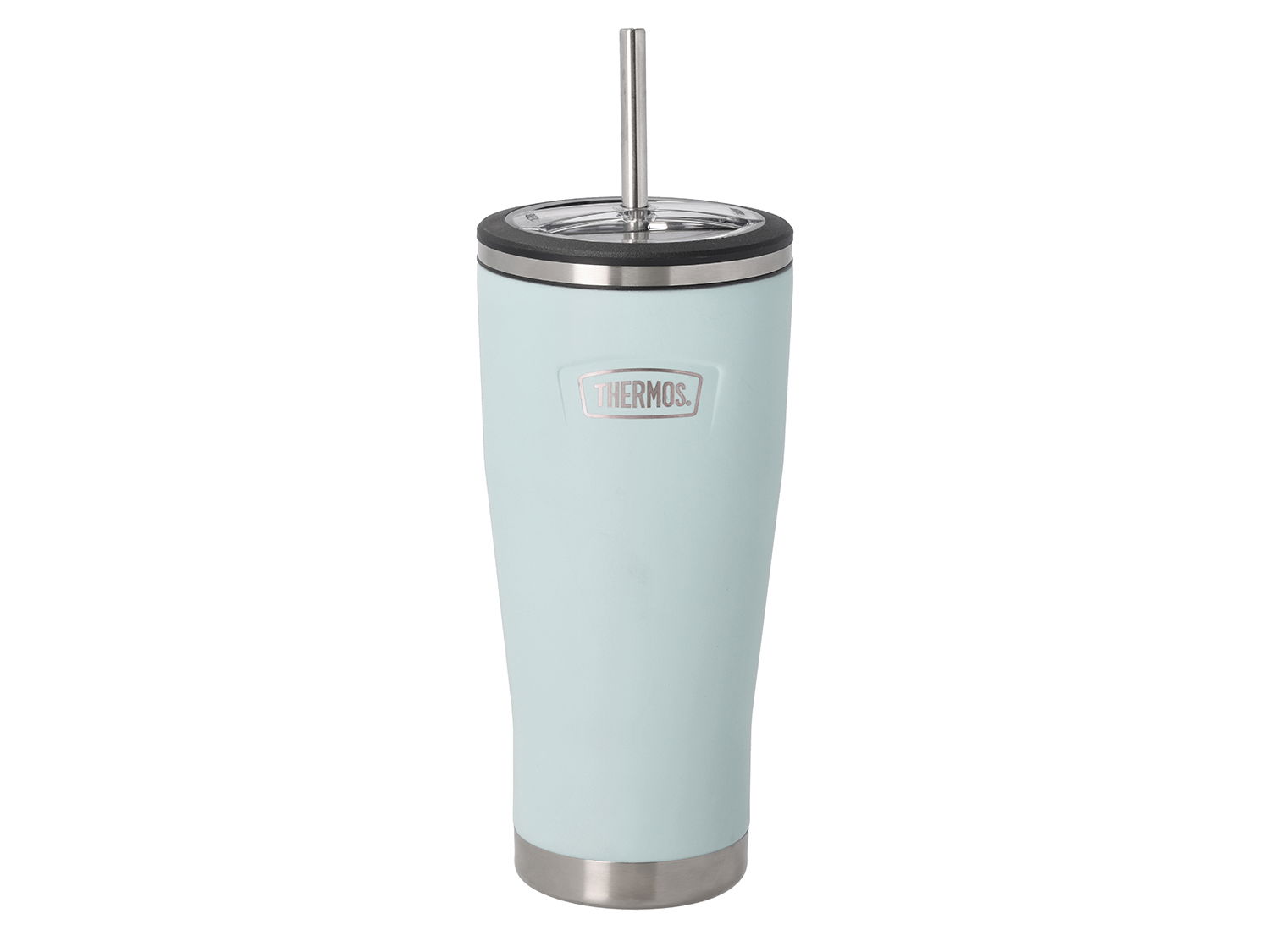Thermos Termokrus med sugerør 0,7 liter Lyseblå