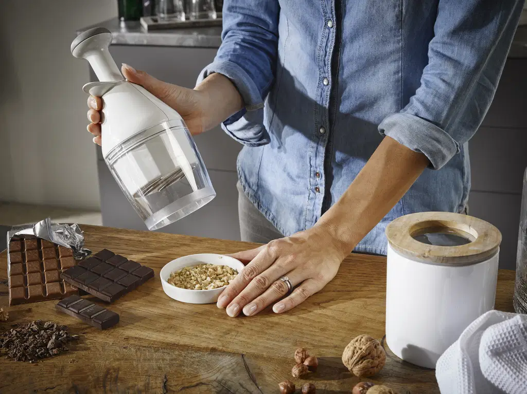 Leifheit Løghakker hvid plast