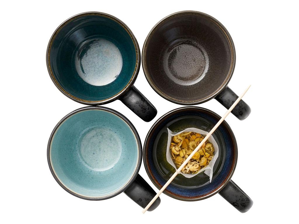 Krus 30cl sort mørk 4 stk Bitz Krus 30cl sort mørk 4 stk Bitz