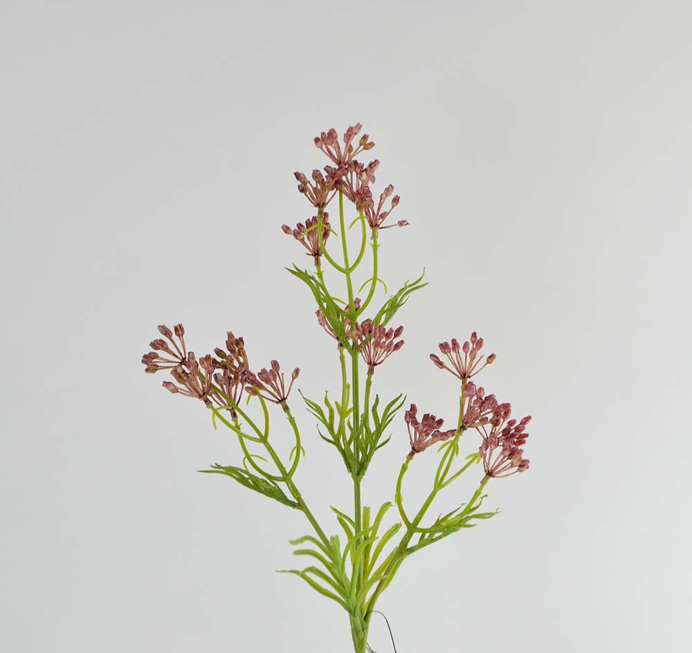 Rice berry branch, 50 cm, burgundy Rice berry branch, 50 cm, burgundy