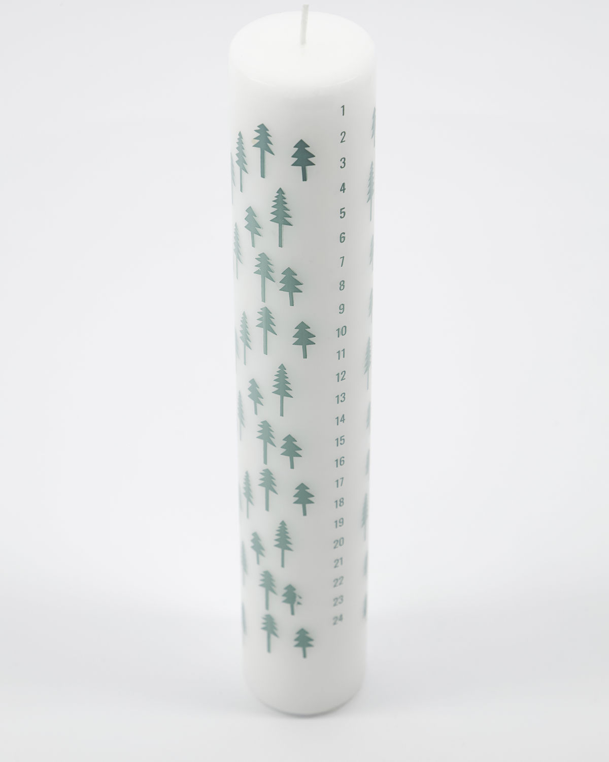 Kalenderlys, Shine, Lyseblå Ø4 cm* Kalenderlys, Shine, Lyseblå Ø4 cm*