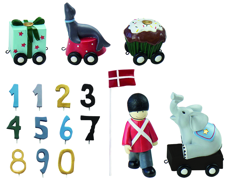 Fødselsdagstog, garder med 11 tal Fødselsdagstog, garder med 11 tal