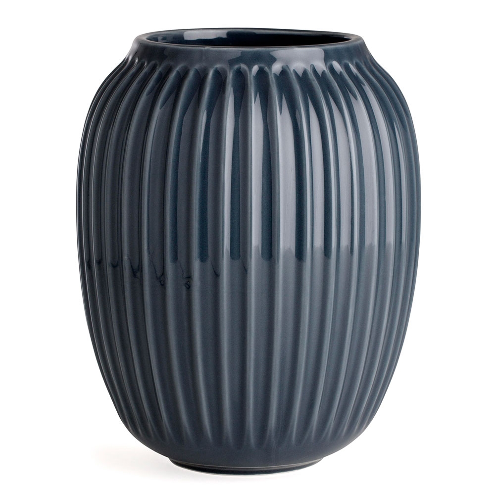 Hammershøi vase, 20 cm antracitgrå