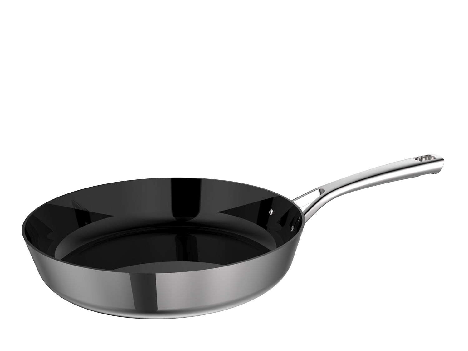 Pillivuyt Gourmet Divette Stegepande keramisk non-stick 28 cm, Silver metallic