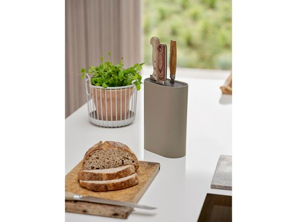 Zone Denmark Singles Knivblok 17 x 9 x 24 cm Taupe Zone Denmark Singles Knivblok 17 x 9 x 24 cm Taupe