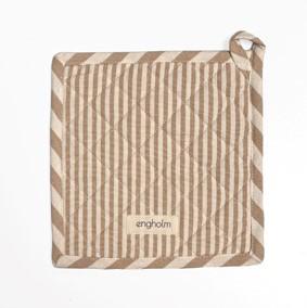 Grydelap i genbrugsbomuld – Beige