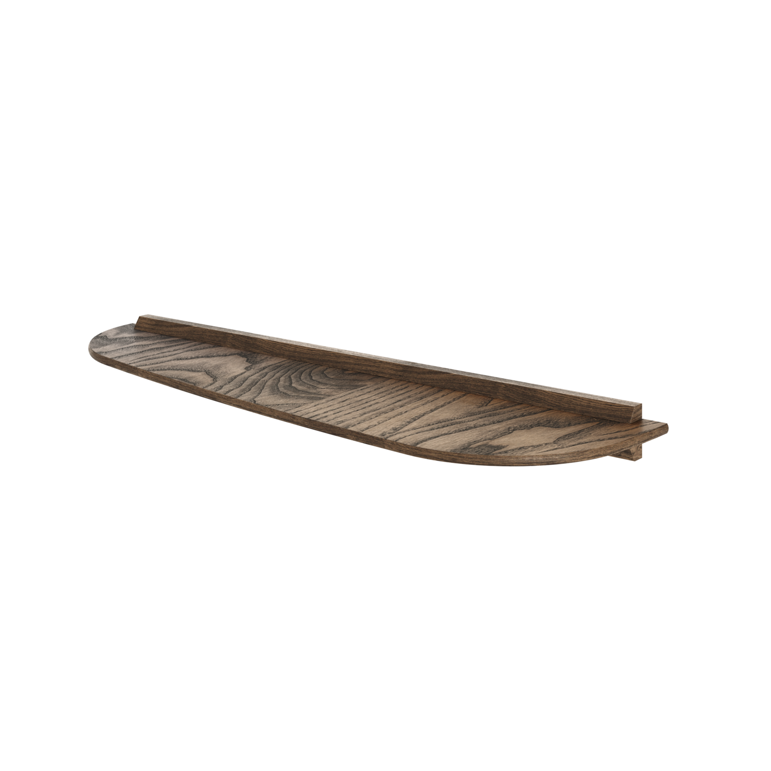 Shelf 3 - Røget, L78,5xD22 cm - 100% Massiv Ask - Røget Olie