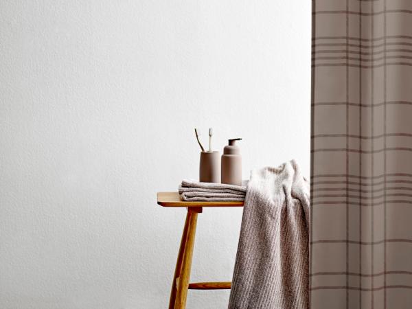 Södahl Tartan Badeforhæng 180 x 200 cm Taupe* Södahl Tartan Badeforhæng 180 x 200 cm Taupe*