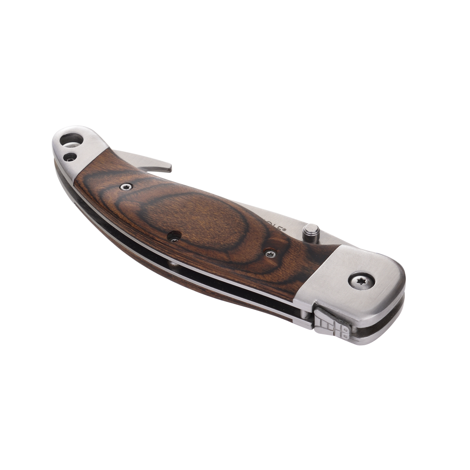 Laguiole Herit Foldbar Jagtkniv med taske