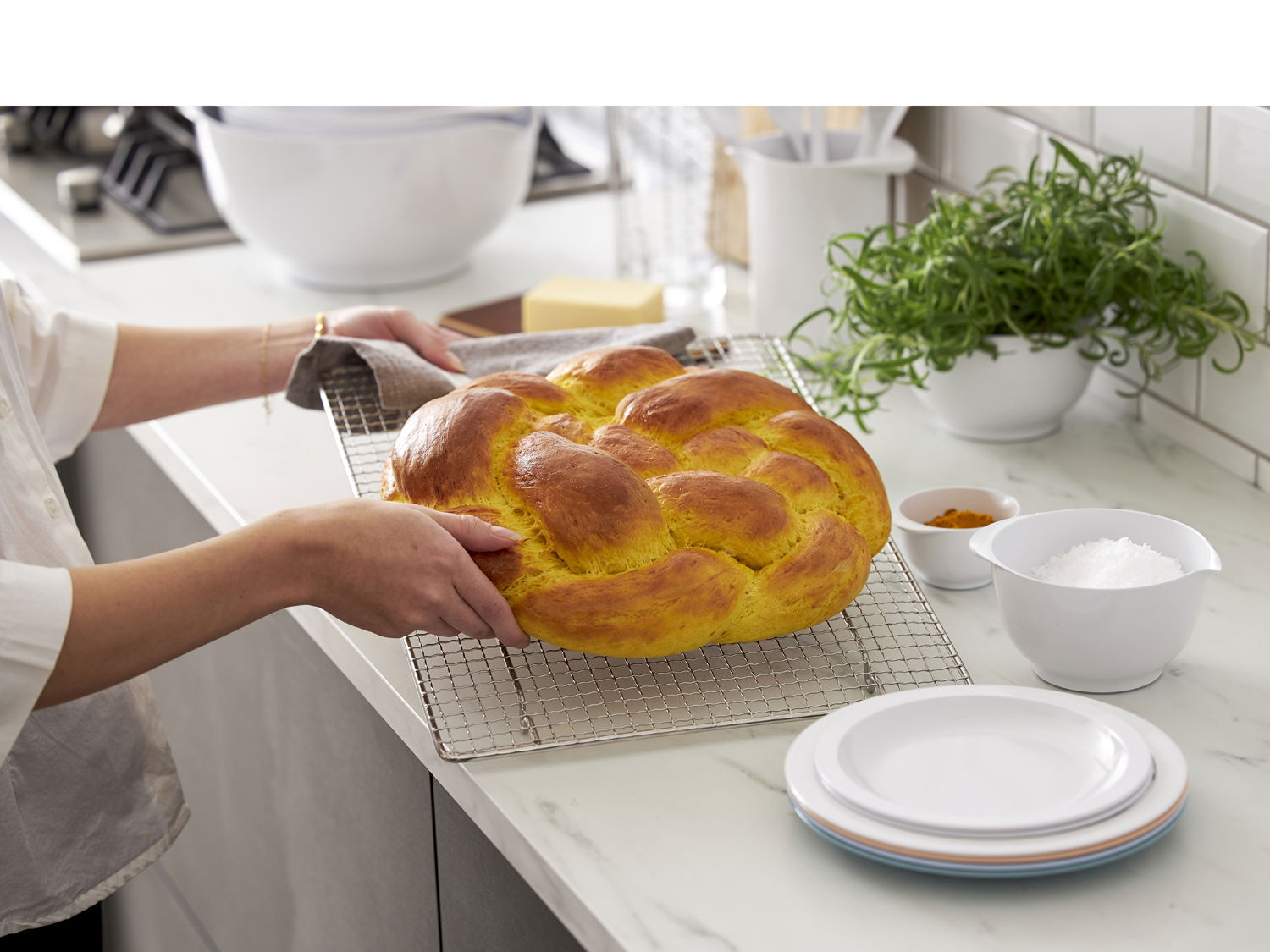 Rosti Hamlet Desserttallerken 18 cm Nordic blue