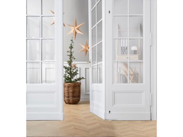 Decorstjerne julestjerne 65 cm Natur finer*