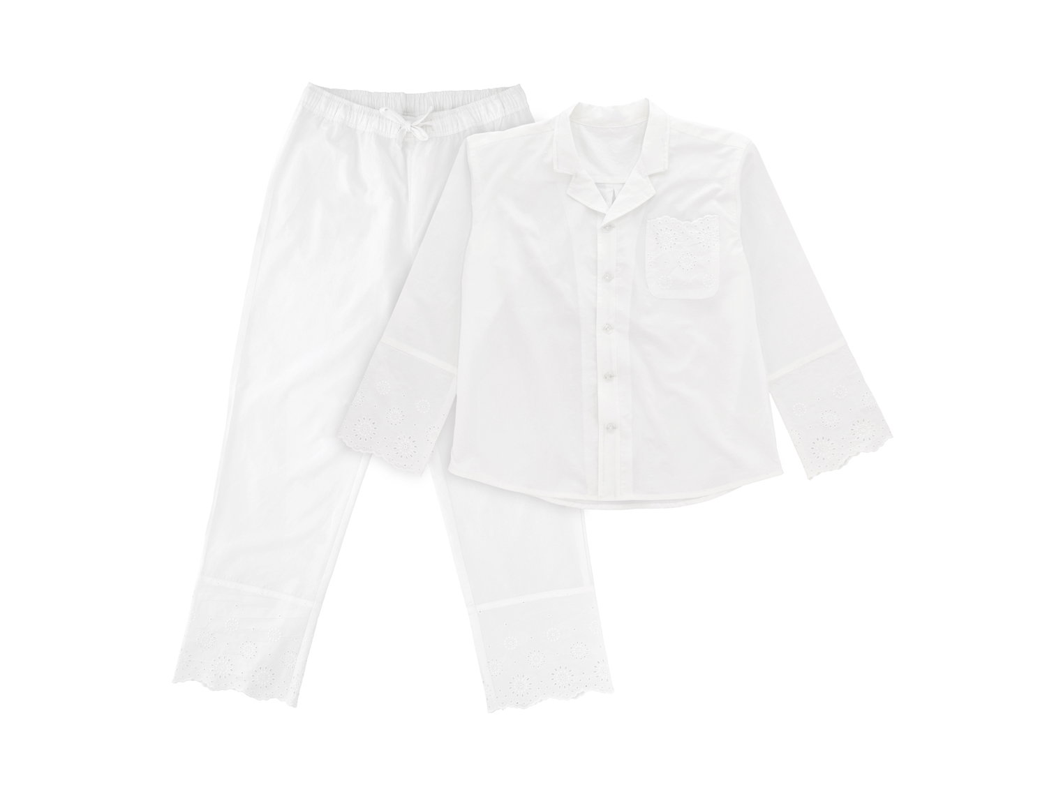 Södahl Pyjamas L/XL Weekend Stories – Suite One Hvid