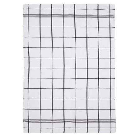 Södahl Minimal Viskestykke 50 x 70 cm Hvid/sort Södahl Minimal Viskestykke 50 x 70 cm Hvid/sort