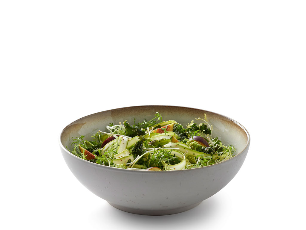 BITZ Salatskål, 30 cm, creme/creme