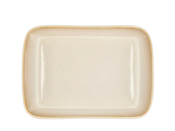 BITZ Fad rektangulært 28 x 21 x 8 cm Creme/creme
