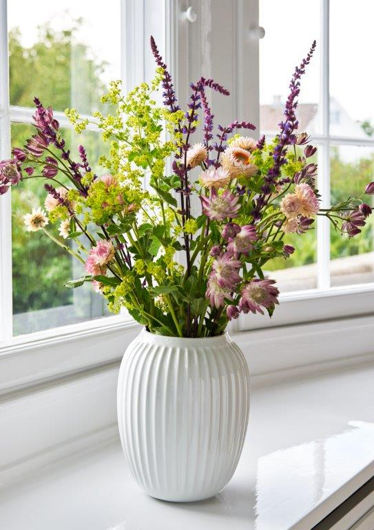 Hammershøi vase, 20 cm, hvid Hammershøi vase, 20 cm, hvid