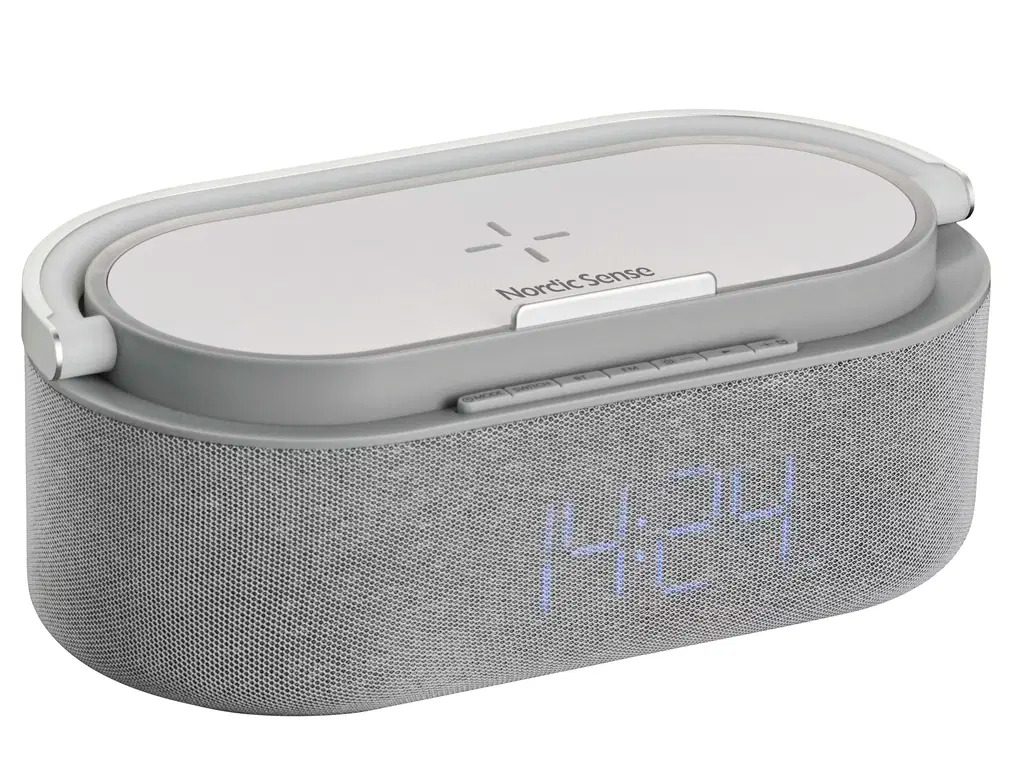 Nordic Sense Vækkeur med lys Lys grå Nordic Sense Vækkeur med lys Lys grå