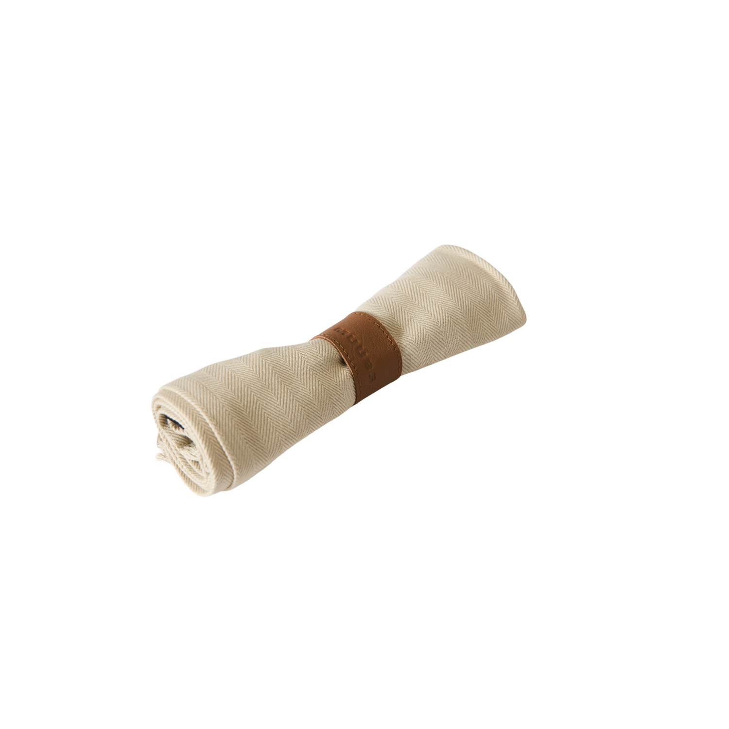 Camou Servietringe - S/4 - Camel, L15xD3,5xH0,5 cm