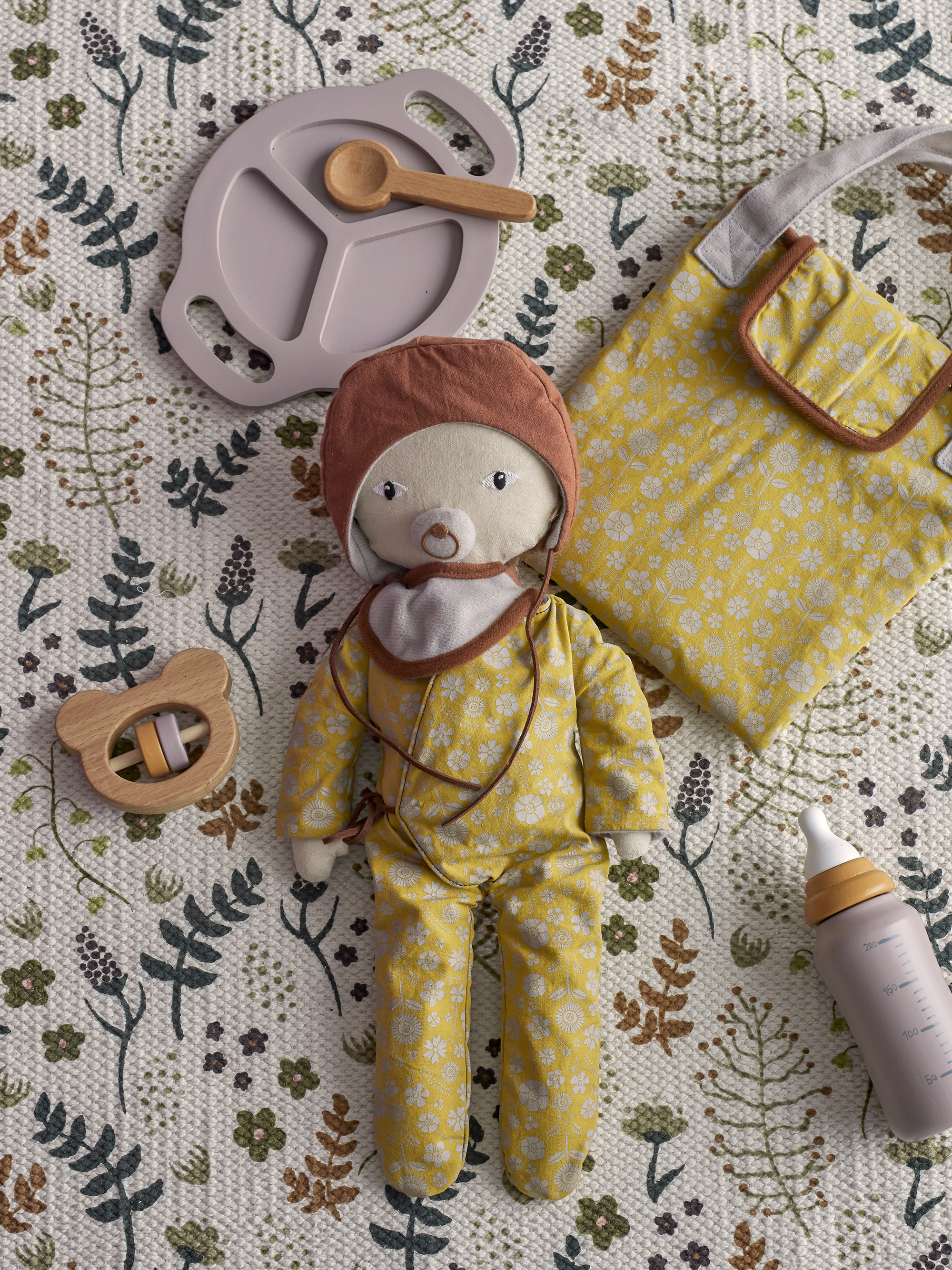 Riina Legetøj, Baby, Grå, MDF, L19xH10,5xB14 cm, 4 dele