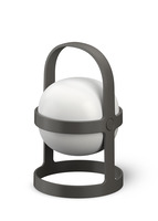 Soft Spot Solar Circular H18.5 slate grey