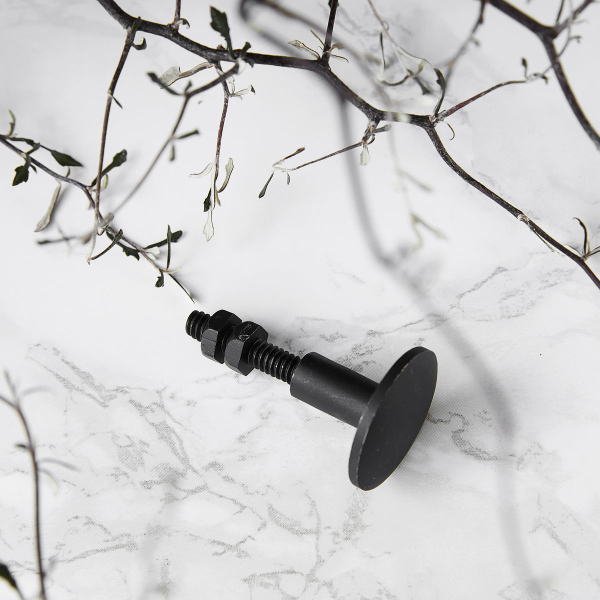 Knop, Ø 3 cm, sort* Knop, Ø 3 cm, sort*