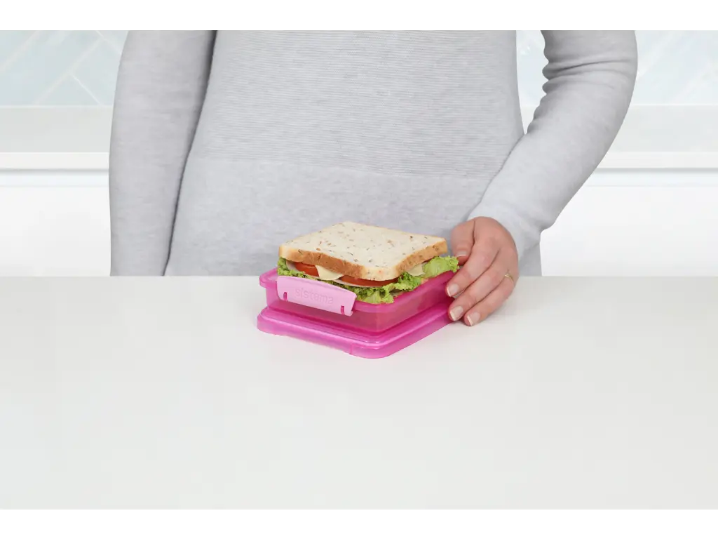 Sistema Sandwich Box 450ml, Pink