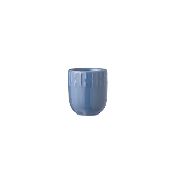 Confetti mini kop med relief Porcelæn 5 cl. Blueberry