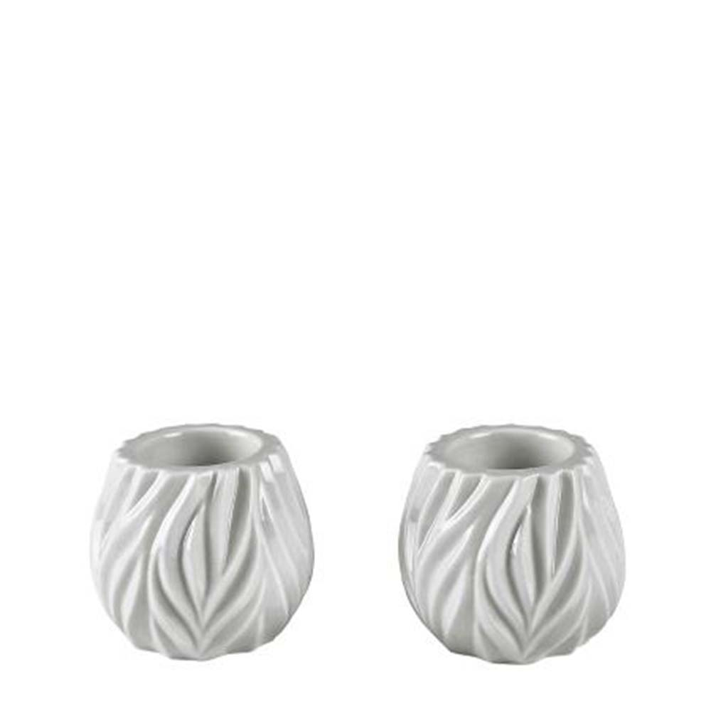 Morsø Flame Fyrfadsstage Dia. 8,3 x 6,8 cm 2 stk. Hvid Morsø Flame Fyrfadsstage Dia. 8,3 x 6,8 cm 2 stk. Hvid