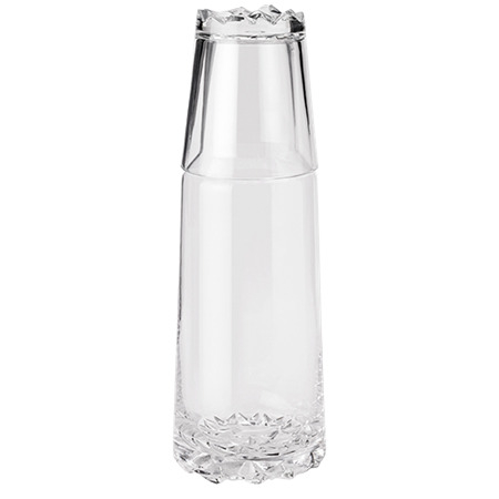 Glacier karaffel 1 l. med glas 25 cl.