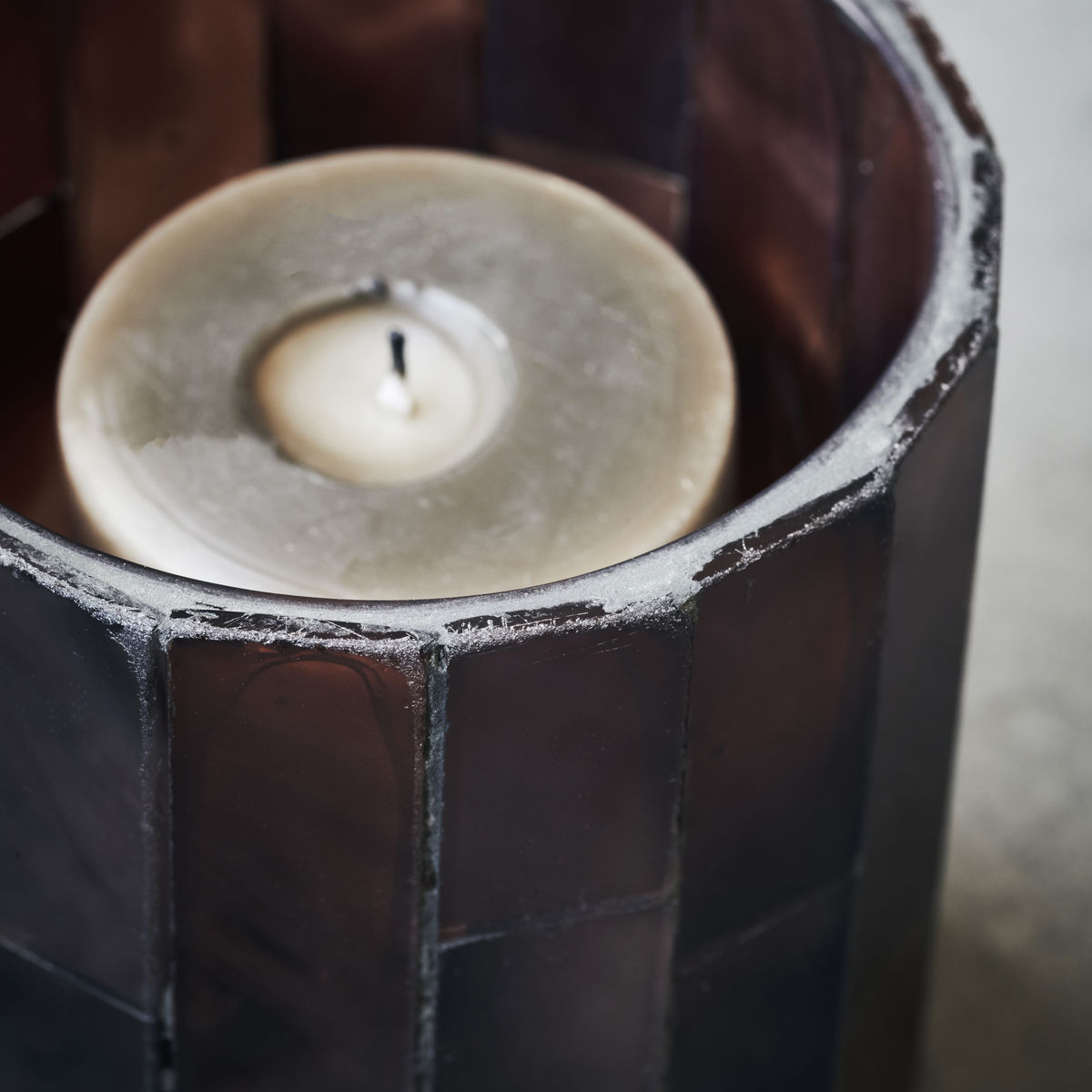 Amroha Fyrfadsstage, H 8 cm, brun* Amroha Fyrfadsstage, H 8 cm, brun*