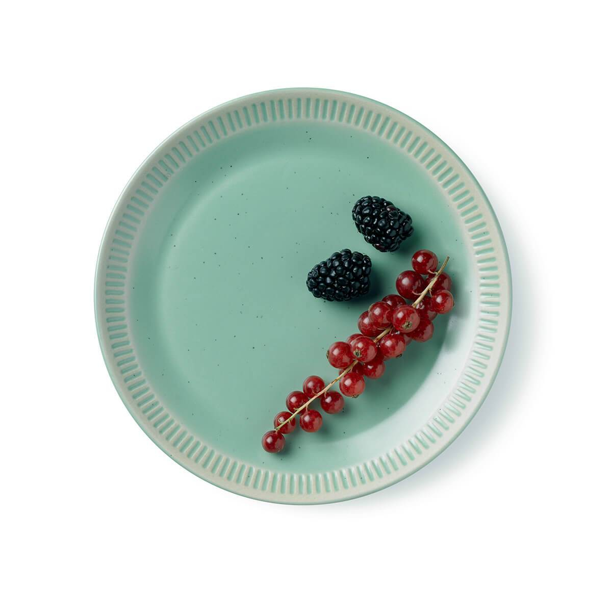 Knabstrup Colorit, tallerken, lys grøn, Ø19 cm Knabstrup Colorit, tallerken, lys grøn, Ø19 cm