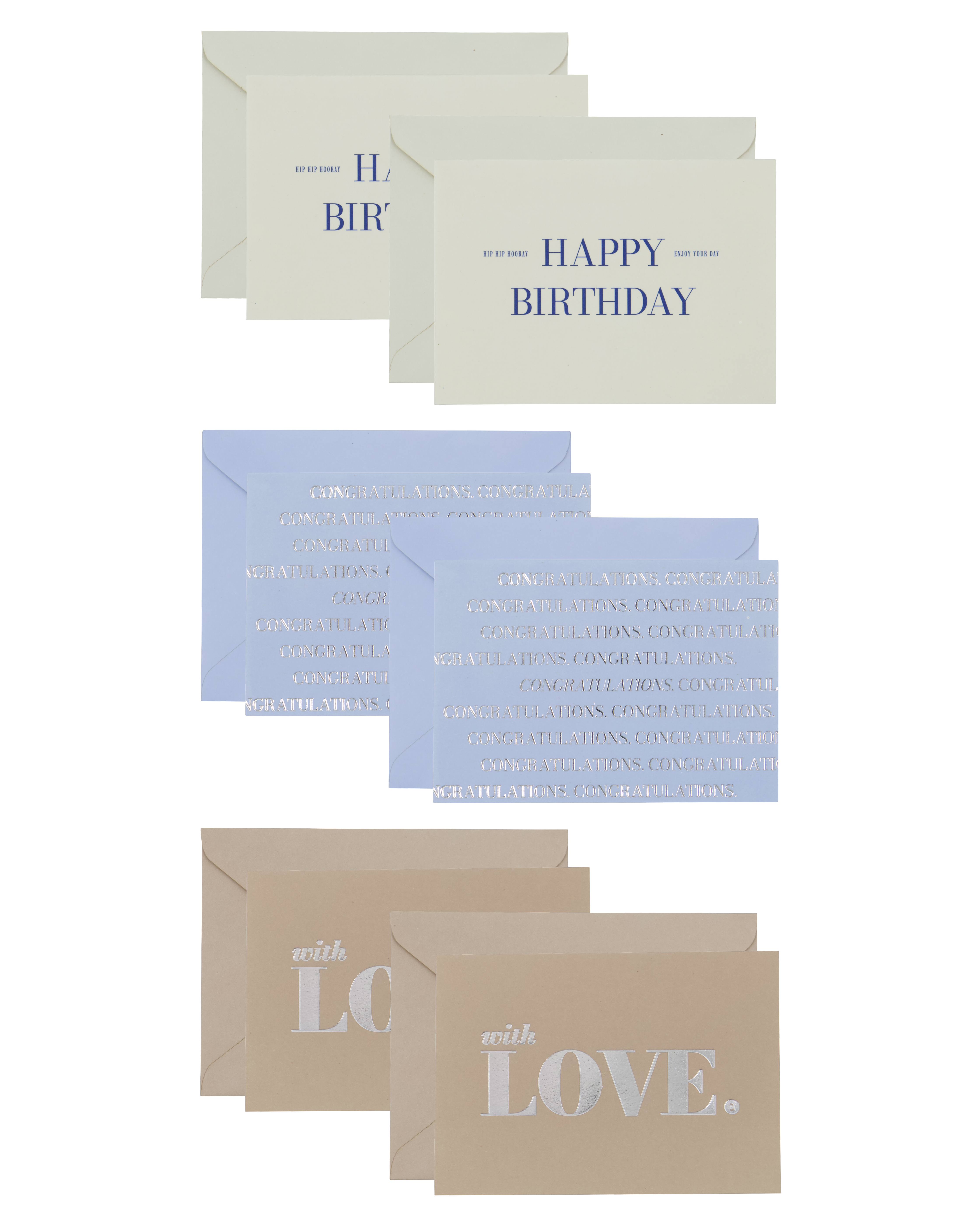 Lykønskningskort, Greeting, Brun, Lyseblå, Råhvid