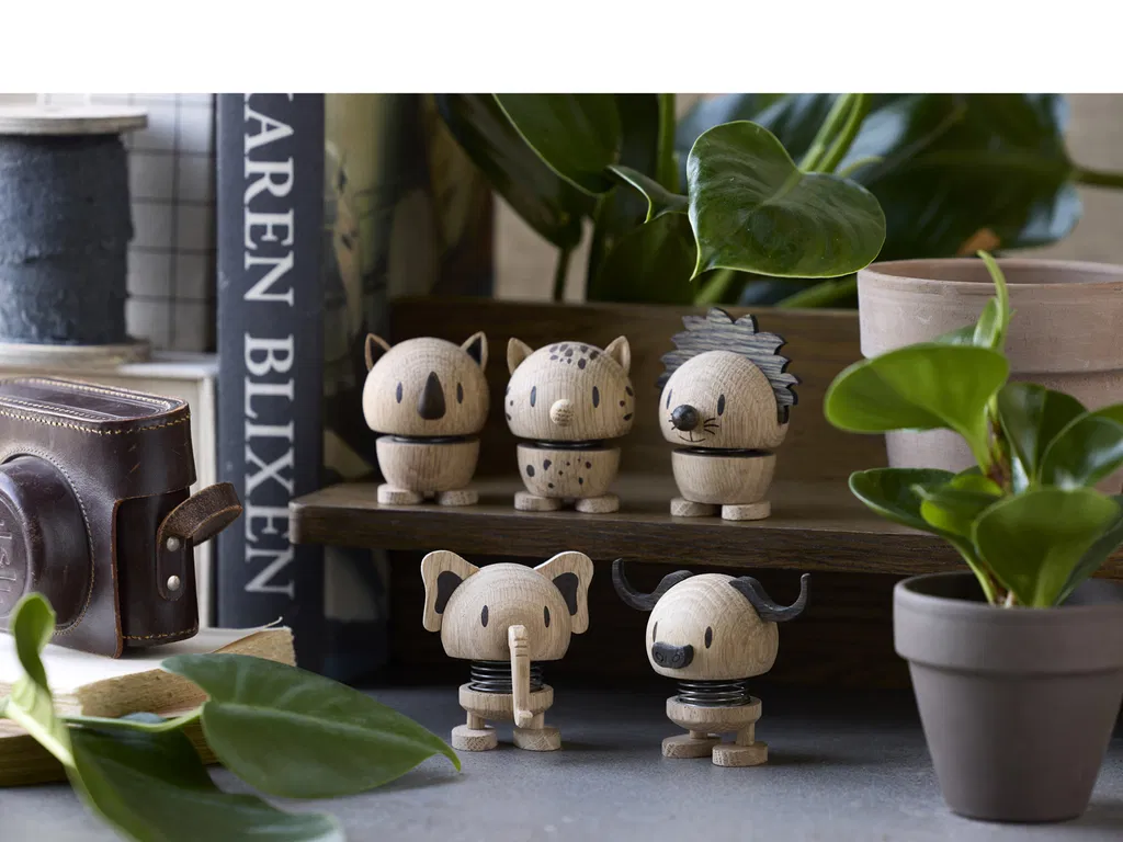 Hoptimist Elefant 6x6,5x6,9 cm, Lille, Eg