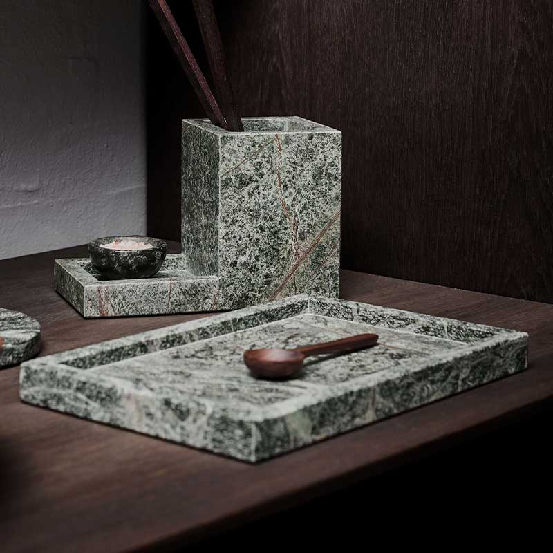 Bakke Vita - Seagrass Marmor - B20xL30xH2,8 cm