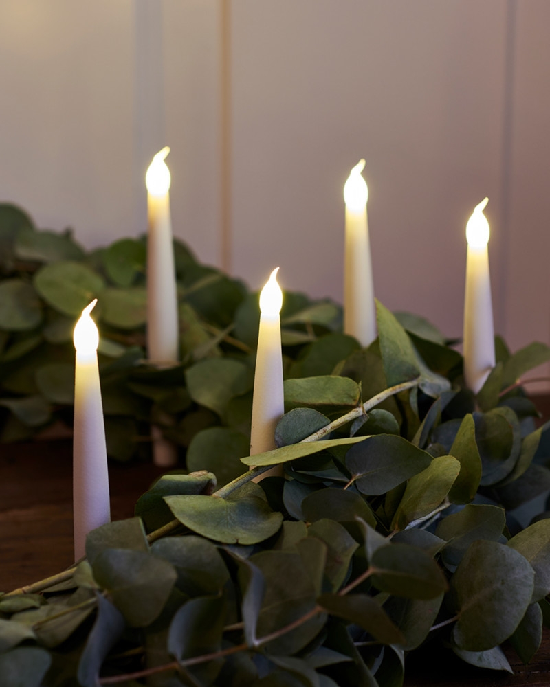 Carolin juletræslys 4 pak, Hvid Carolin juletræslys 4 pak, Hvid