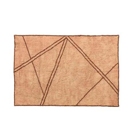 Villa Collection Tæppe 140 x 200 cm Brun* Villa Collection Tæppe 140 x 200 cm Brun*