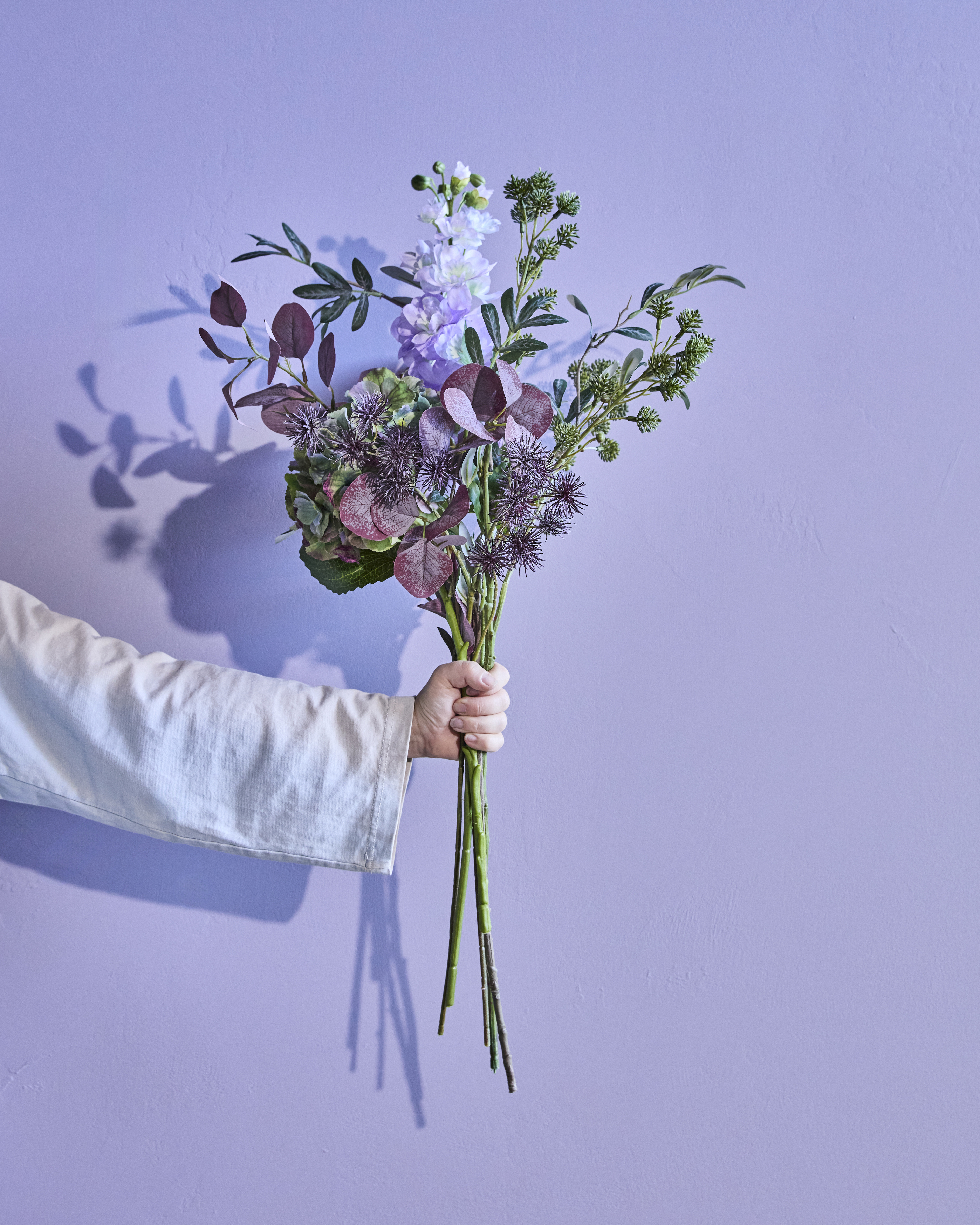 Artificial bouquet, Calm purple, Multi
