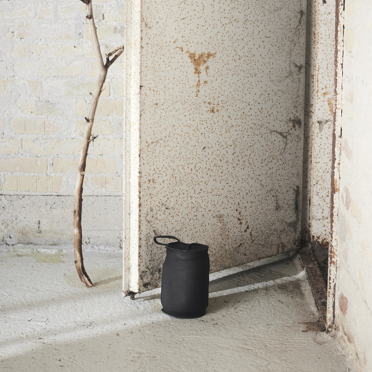 Camou Dørstopper - 3 kg. - Sort, Ø12xH20 cm