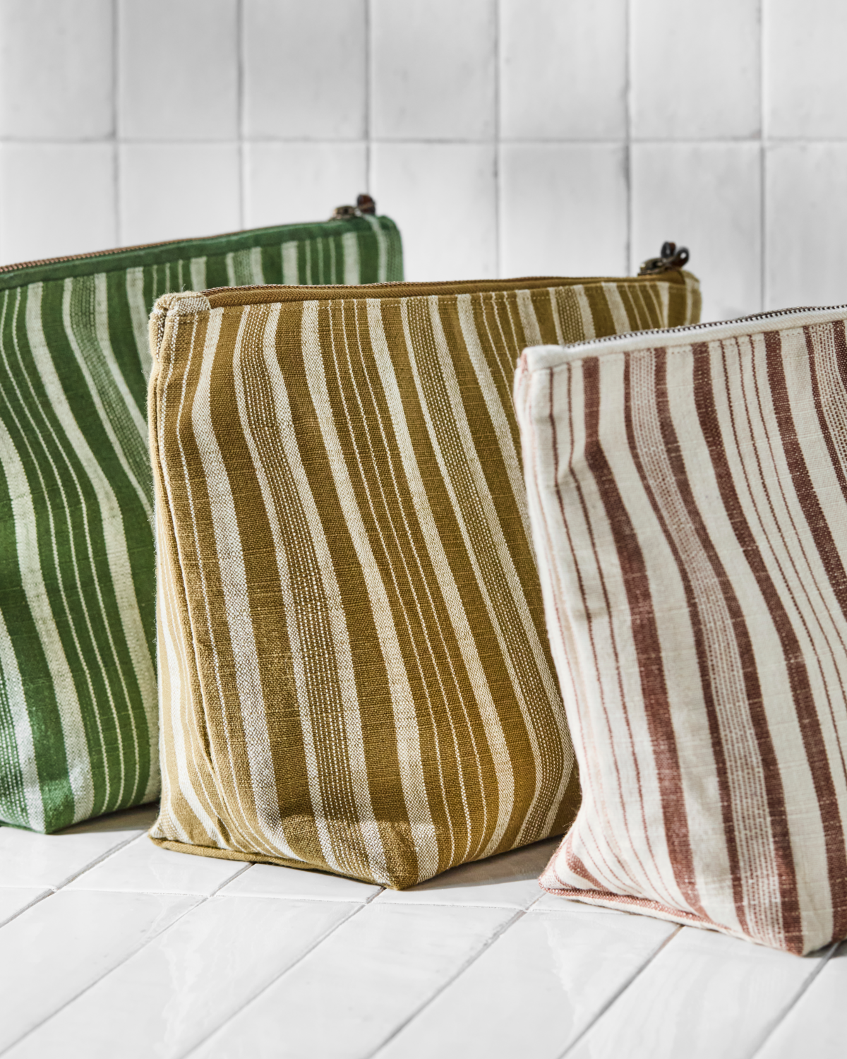 Meraki Toilettaske, Mørk Oliven