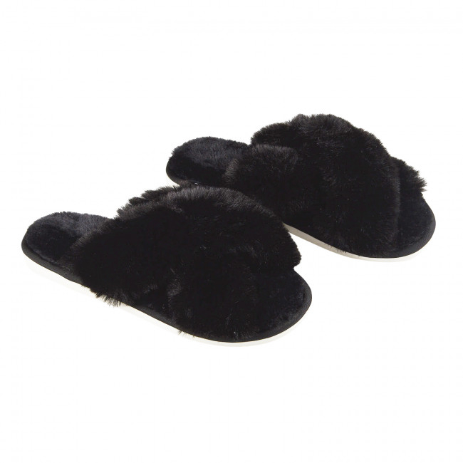 Cozy tøfler, str. 36/37, sort* Cozy tøfler, str. 36/37, sort*