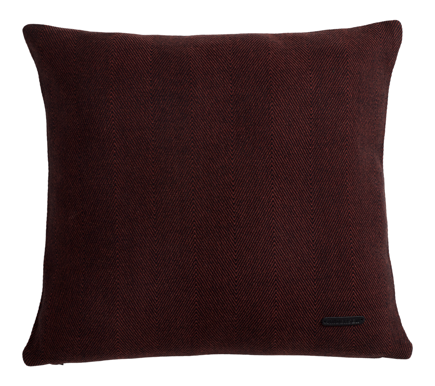 Twill Weave Pude - Rød  , B50xH45 cm - 32%Uld/60%Bomuld/8%Nylon