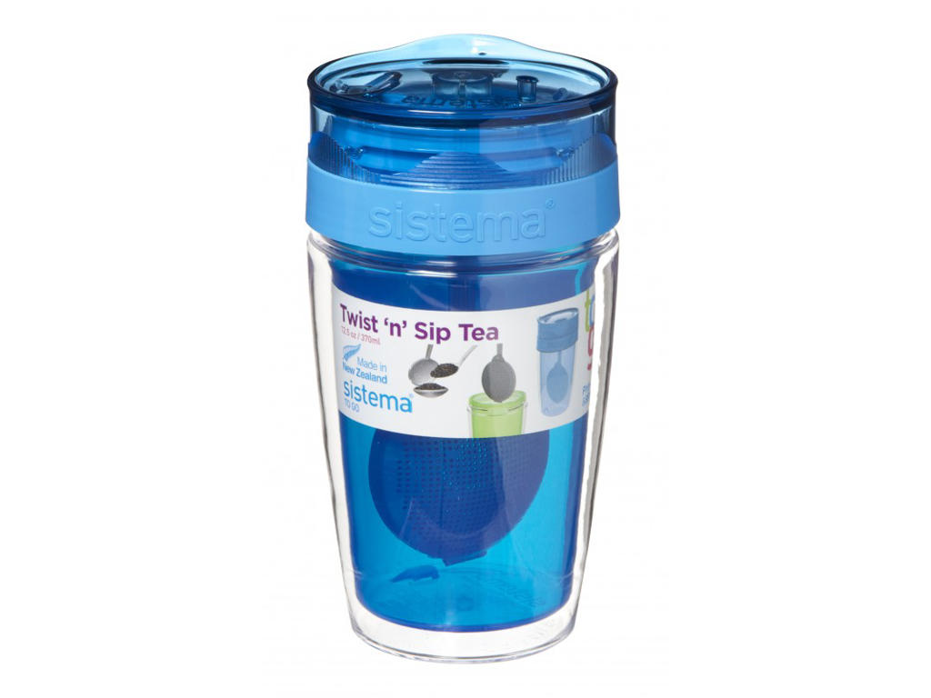 Sistema Tea To Go, 370 ml, Blå