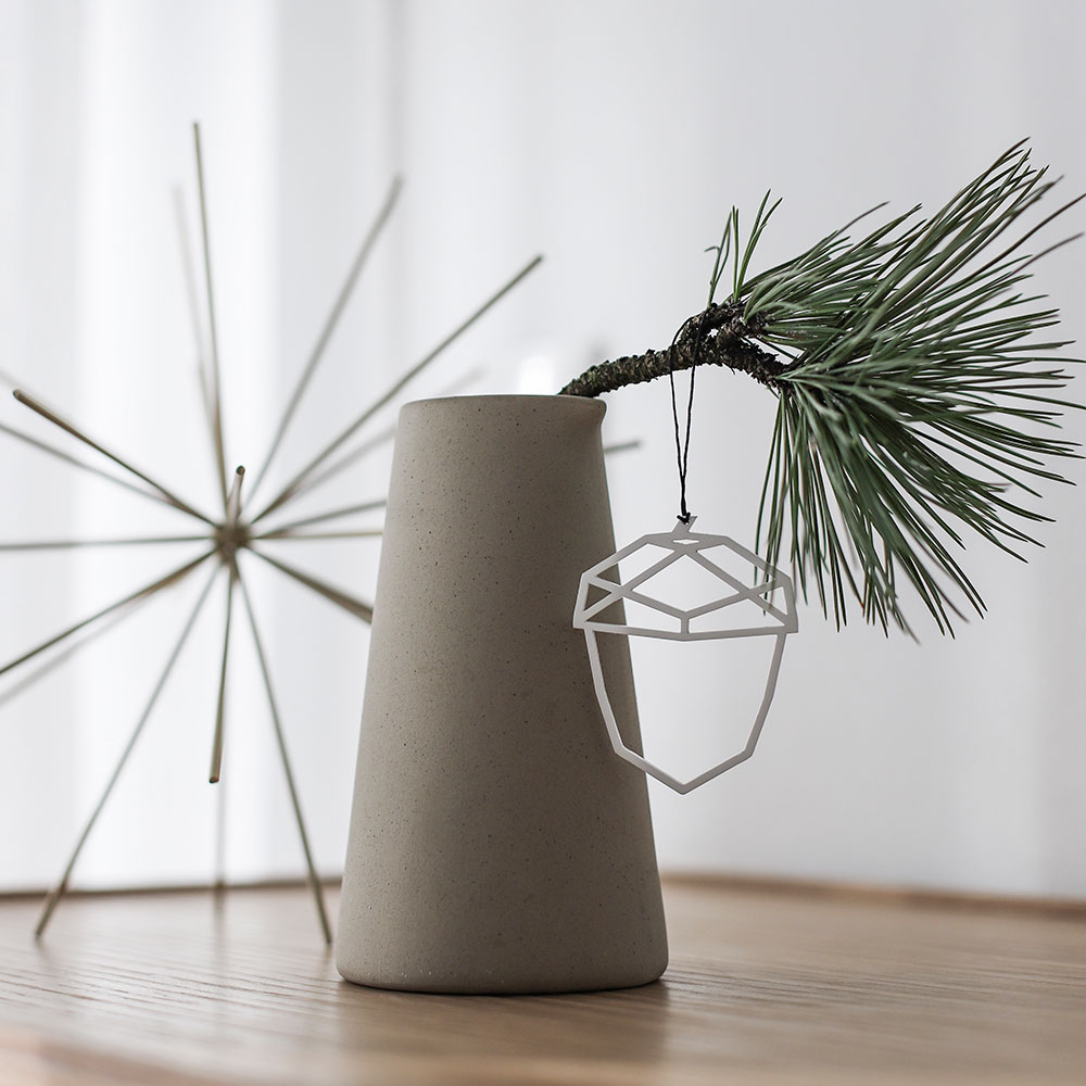 Felius, Agern, hvid 2 stk. Felius, Agern, hvid 2 stk.