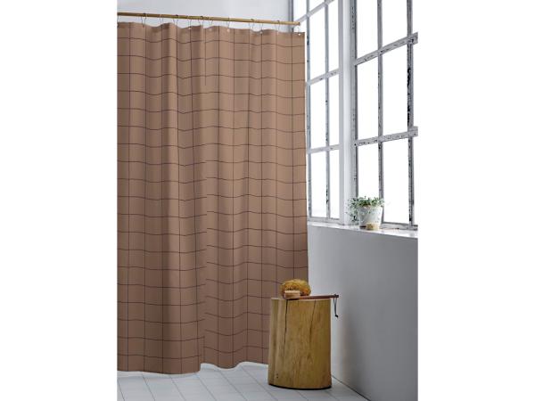 Badeforhæng 180x200 Vista Warm Taupe