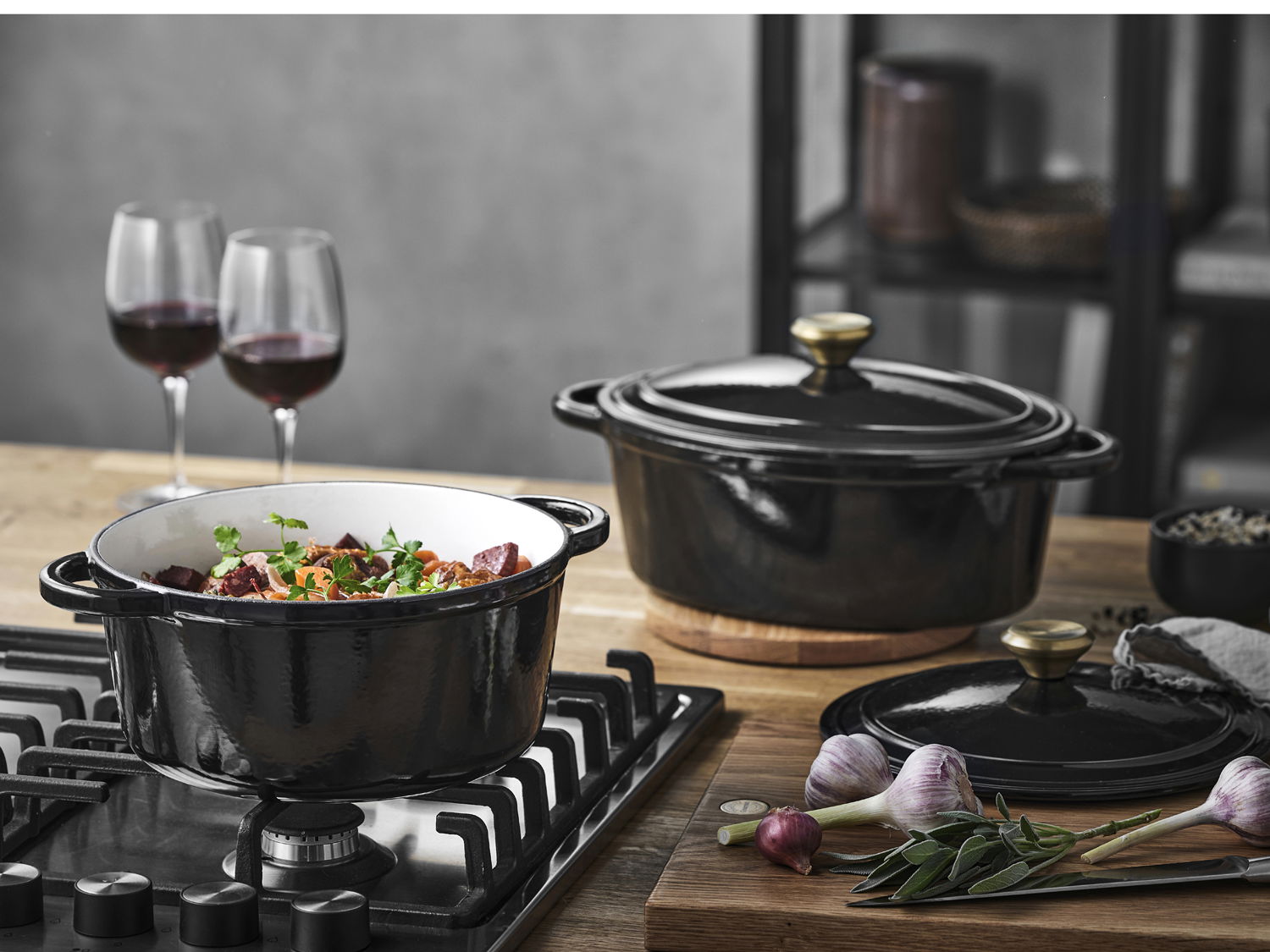 Støbejernsgryde Garonne 4 liter Støbejern