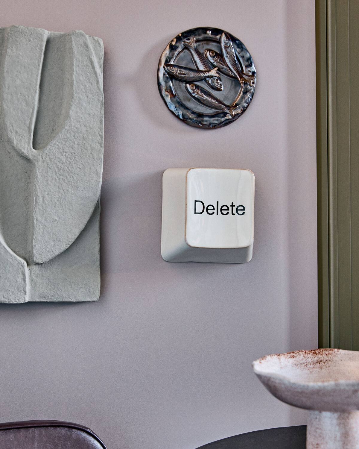 Wall art, Delete, Off-white