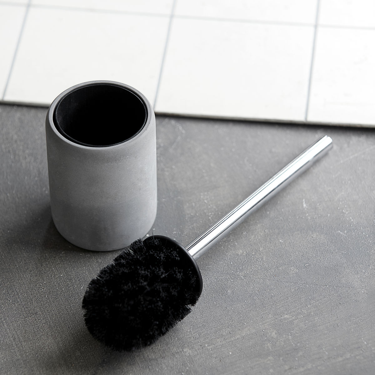 Cement Toiletbørste, stål/fibercement Cement Toiletbørste, stål/fibercement