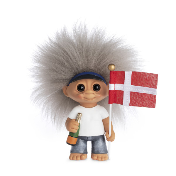 Lykketrold, Student dreng, blå Lykketrold, Student dreng, blå